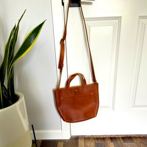 Portland leather goods mini tote